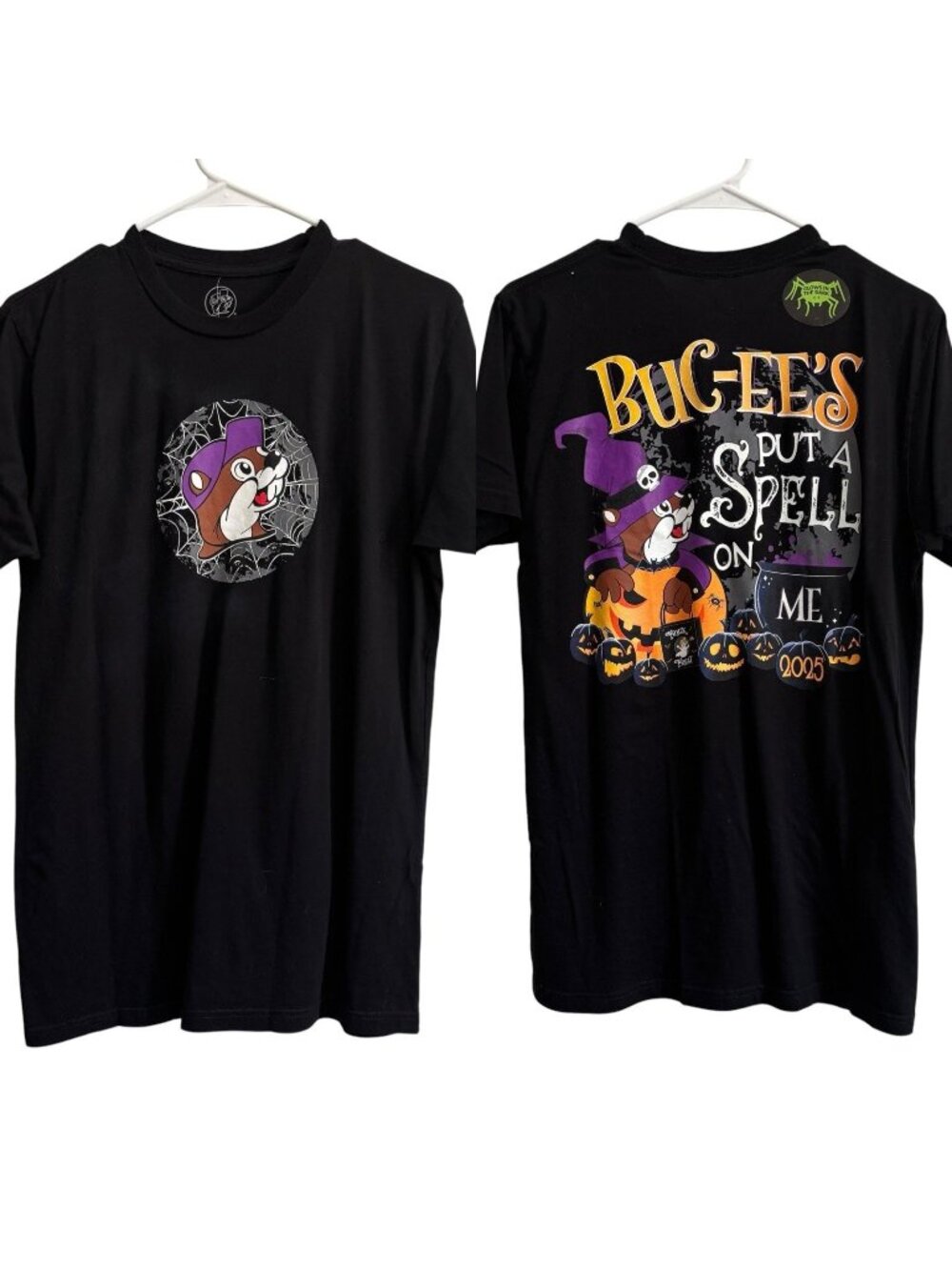 NEW Buc-cee's Put A Spell On Me Halloween T Shirt Medium Black